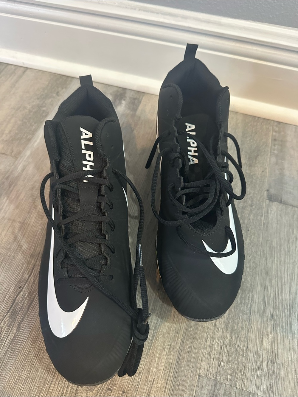 Nike Black and White Alpha Men's Athletic Shoes